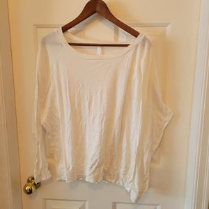 American Apparel white off the shoulder top